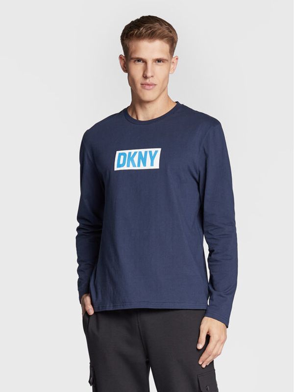 DKNY DKNY Majica dugih rukava N5_6877_DKY Tamnoplava Regular Fit