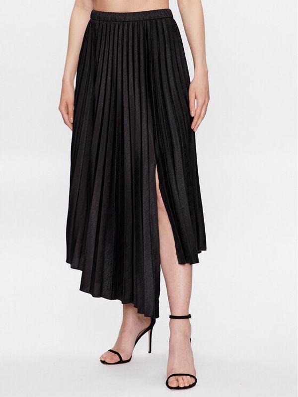 DKNY DKNY Plesirana suknja P3ANTQBW Crna Regular Fit