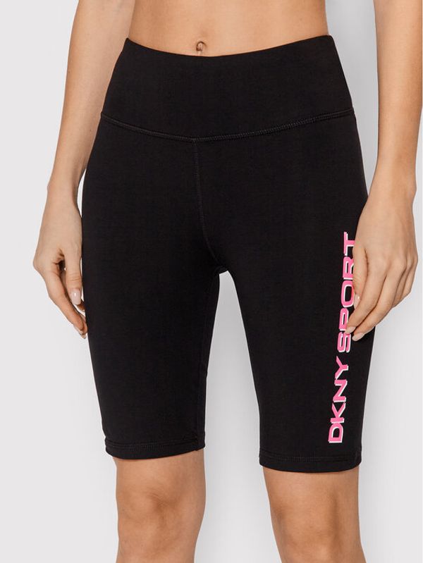 DKNY Sport DKNY Sport Biciklističke hlače DP1S4915 Crna Slim Fit