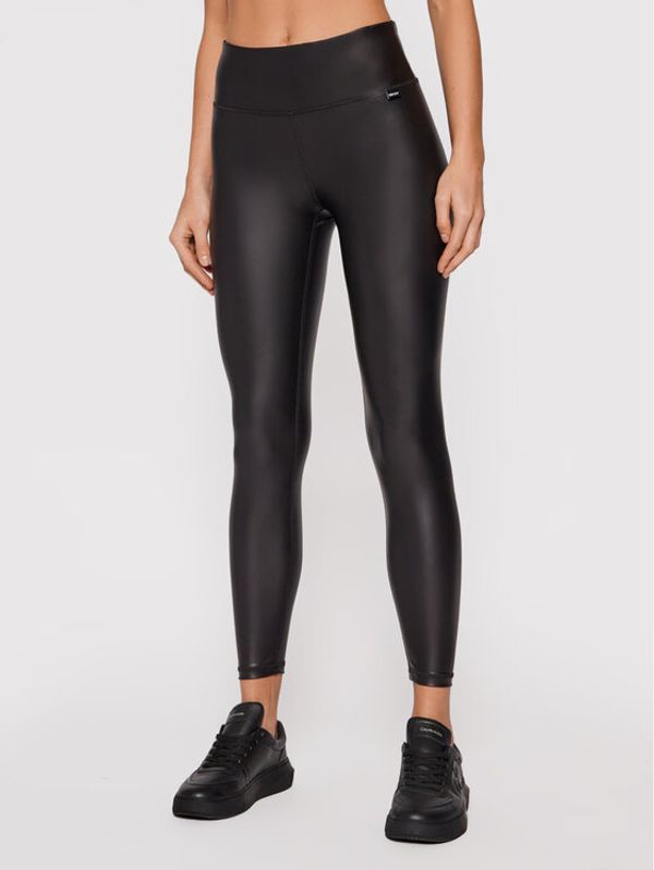 DKNY Sport DKNY Sport Leggings DP0P2096 Crna Slim Fit