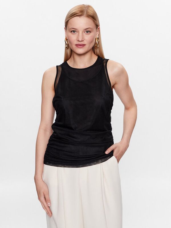DKNY DKNY Top P3BH7RJA Crna Regular Fit
