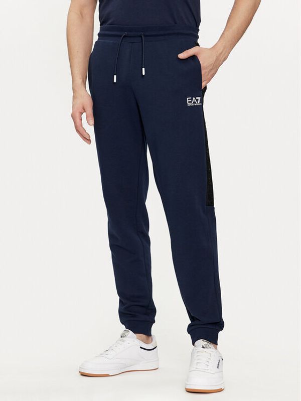 EA7 Emporio Armani EA7 Emporio Armani Donji dio trenerke 3DPP76 PJEQZ 0554 Tamnoplava Regular Fit