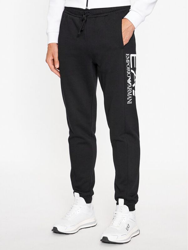 EA7 Emporio Armani EA7 Emporio Armani Donji dio trenerke 6RPP58 PJSLZ 1200 Crna Regular Fit