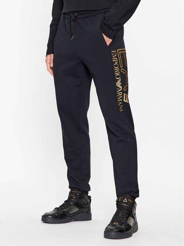 EA7 Emporio Armani EA7 Emporio Armani Donji dio trenerke 6RPP90 PJSHZ 0208 Crna Regular Fit