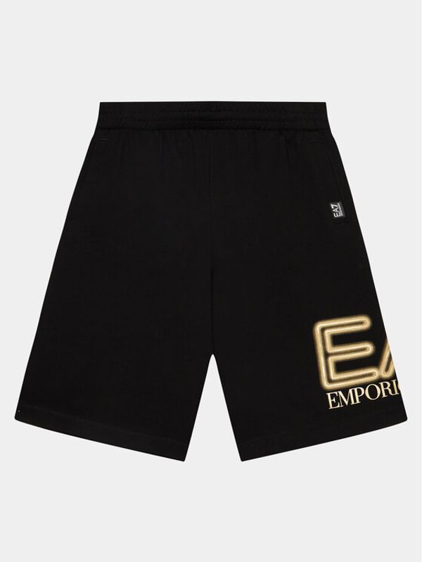 EA7 Emporio Armani EA7 Emporio Armani Kratke hlače 3DBS57 BJ05Z 0200 Crna Regular Fit