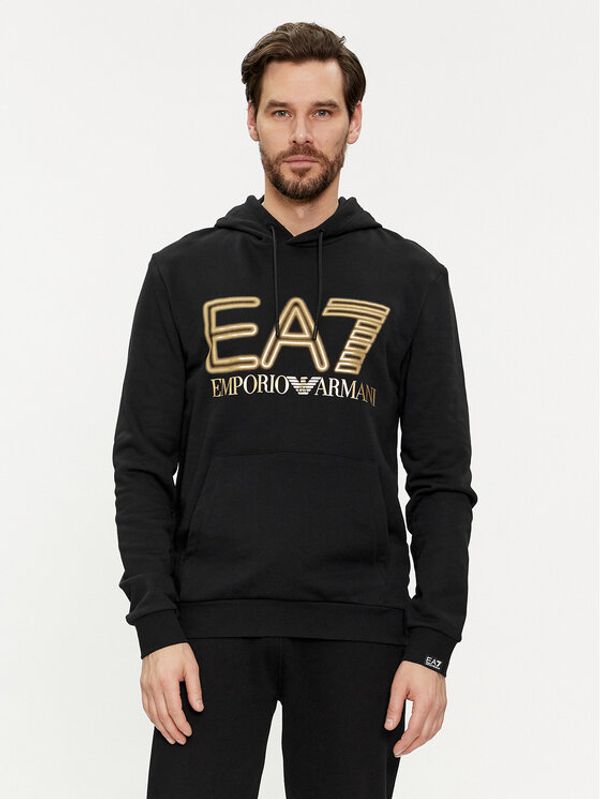 EA7 Emporio Armani EA7 Emporio Armani Majica dugih rukava 3DPM64 PJSHZ 0208 Crna Regular Fit