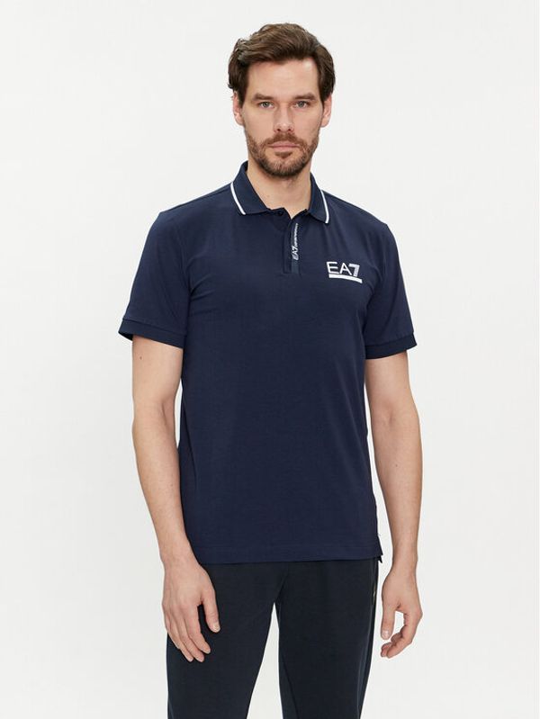 EA7 Emporio Armani EA7 Emporio Armani Polo 3DPF17 PJ03Z 1554 Tamnoplava Regular Fit