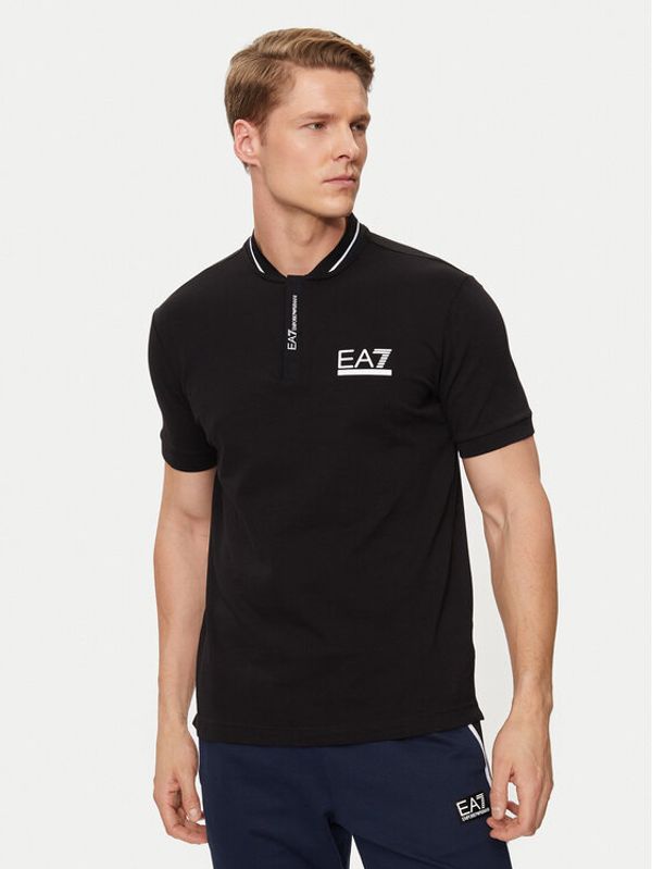 EA7 Emporio Armani EA7 Emporio Armani Polo 3DPF18 PJ04Z 1200 Crna Regular Fit