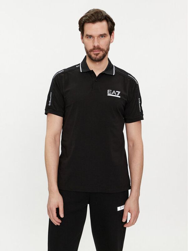 EA7 Emporio Armani EA7 Emporio Armani Polo 3DPF20 PJ03Z 1200 Crna Regular Fit