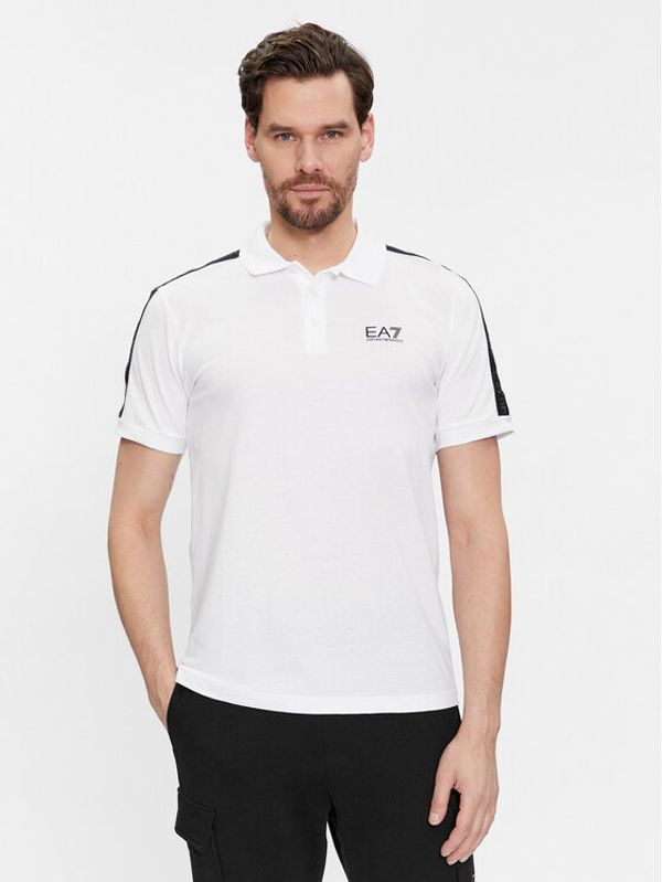 EA7 Emporio Armani EA7 Emporio Armani Polo 3DPF23 PJ02Z 1100 Bijela Regular Fit