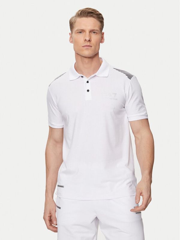 EA7 Emporio Armani EA7 Emporio Armani Polo 3DPF51 PJULZ 1100 Bijela Regular Fit