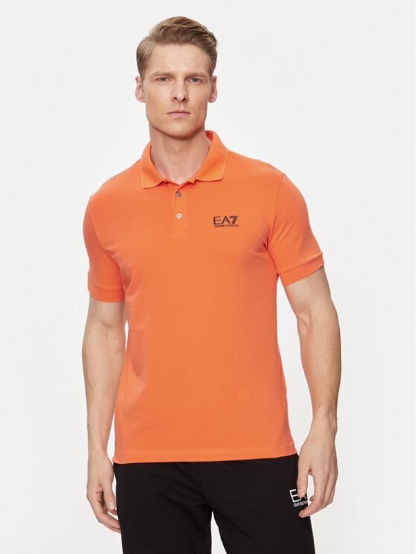 EA7 Emporio Armani EA7 Emporio Armani Polo 8NPF04 PJM5Z 1661 Narančasta Regular Fit