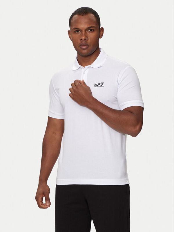 EA7 Emporio Armani EA7 Emporio Armani Polo 8NPF14 PJVQZ 1100 Bijela Regular Fit
