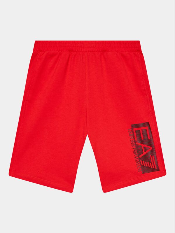 EA7 Emporio Armani EA7 Emporio Armani Sportske kratke hlače 3RBS53 BJ05Z 1451 Crvena Regular Fit