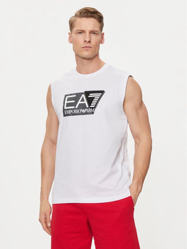 EA7 Emporio Armani EA7 Emporio Armani T-shirt 3DPT80 PJ02Z 1100 Bijela Regular Fit