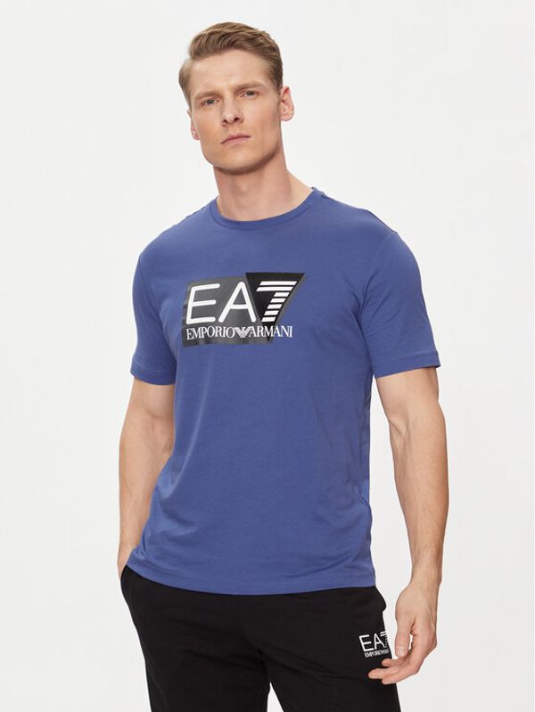 EA7 Emporio Armani EA7 Emporio Armani T-shirt 3DPT81 PJM9Z 1557 Plava Regular Fit