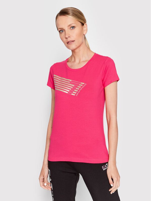 EA7 Emporio Armani EA7 Emporio Armani T-shirt 3LTT31 TJDSZ 1410 Ružičasta Regular Fit