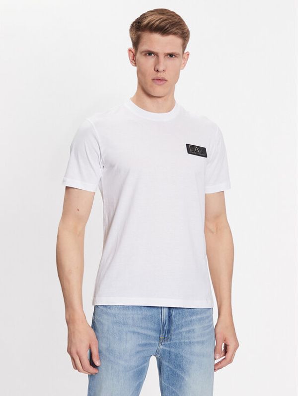 EA7 Emporio Armani EA7 Emporio Armani T-shirt 3RPT72 PJ8SZ 1100 Bijela Regular Fit