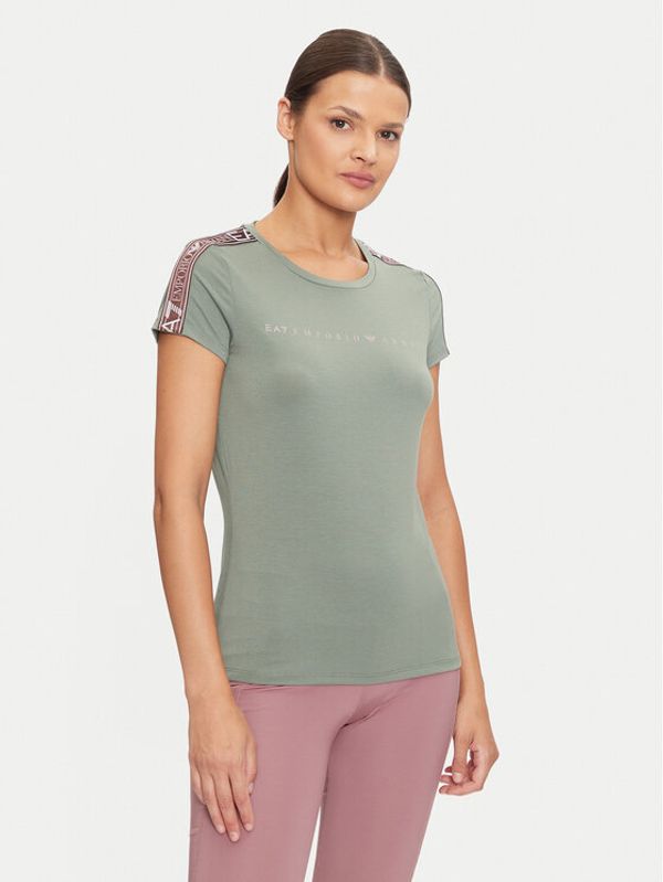 EA7 Emporio Armani EA7 Emporio Armani T-shirt 6DTT03 TJKUZ 1898 Zelena Regular Fit