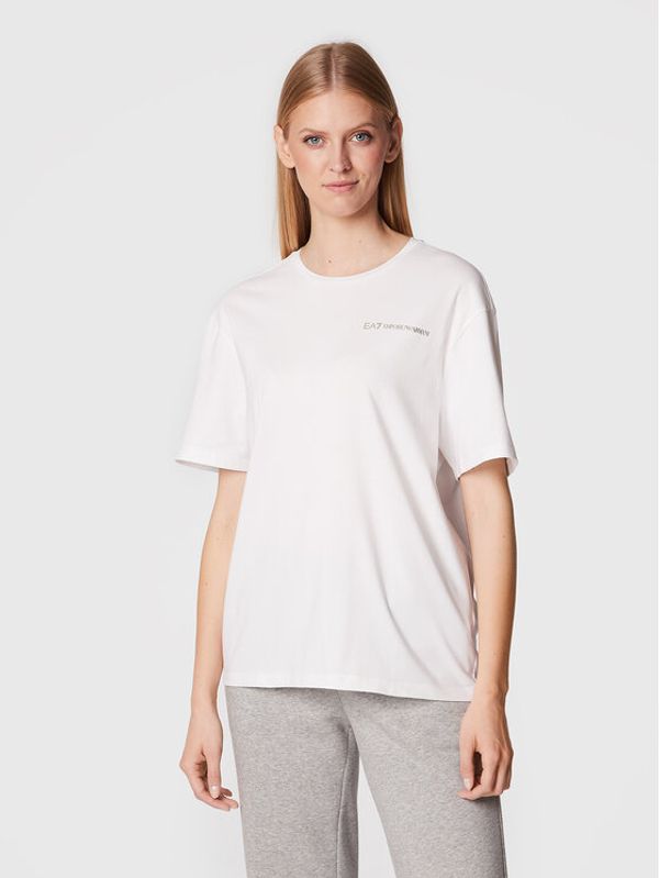 EA7 Emporio Armani EA7 Emporio Armani T-shirt 6LTT09 TJGCZ 1100 Bijela Regular Fit