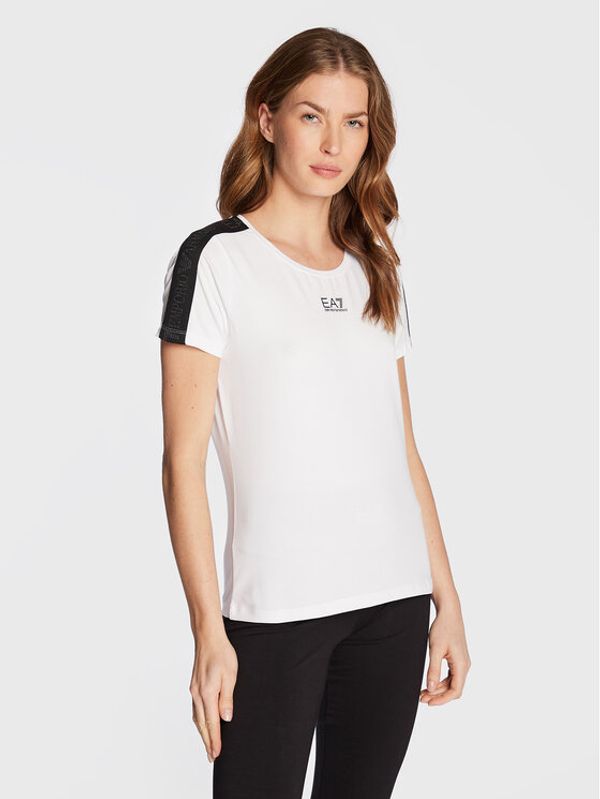 EA7 Emporio Armani EA7 Emporio Armani T-shirt 6LTT18 TJJLZ 1100 Bijela Regular Fit