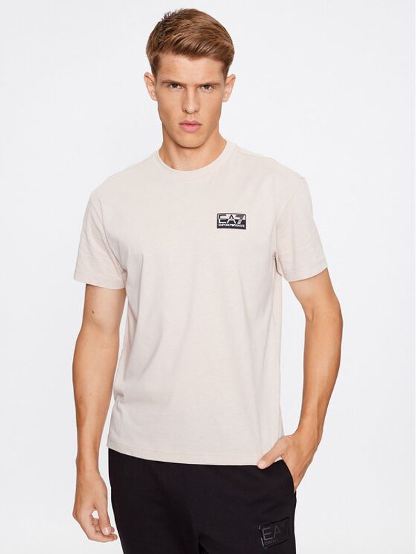 EA7 Emporio Armani EA7 Emporio Armani T-shirt 6RPT01 PJNVZ 1716 Bež Regular Fit