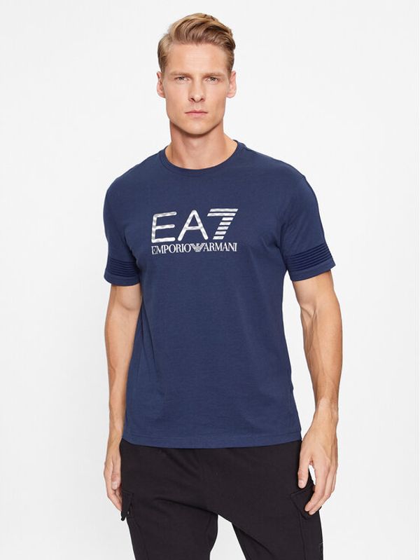 EA7 Emporio Armani EA7 Emporio Armani T-shirt 6RPT37 PJ3BZ 1554 Tamnoplava Regular Fit