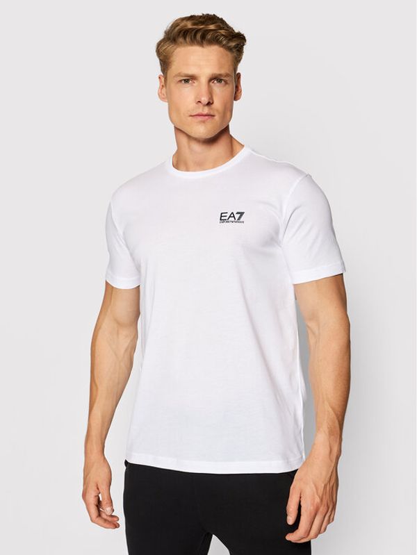 EA7 Emporio Armani EA7 Emporio Armani T-shirt 8NPT51 PJM9Z 1100 Bijela Regular Fit