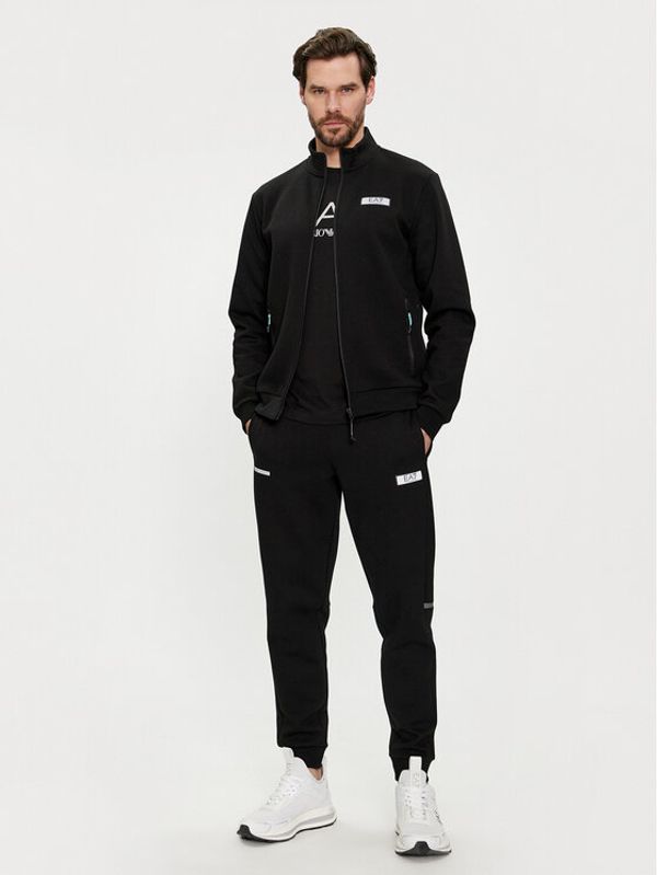 EA7 Emporio Armani EA7 Emporio Armani Trenerka 3DPV60 PJUWZ 1200 Crna Regular Fit