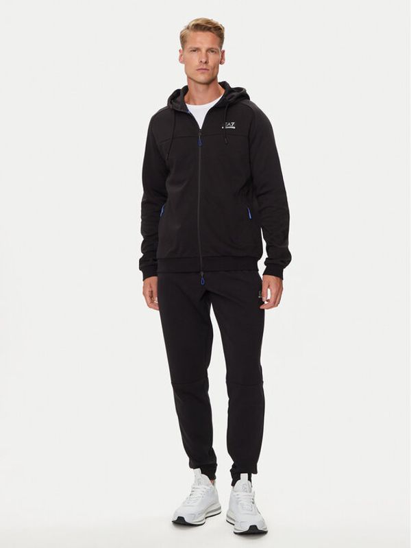EA7 Emporio Armani EA7 Emporio Armani Trenerka 6DPV52 PJUWZ 1771 Crna Regular Fit