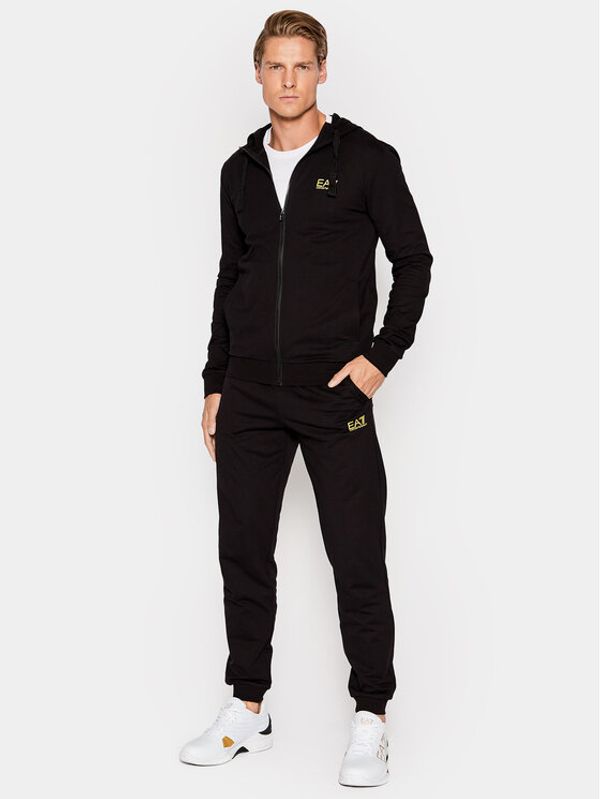 EA7 Emporio Armani EA7 Emporio Armani Trenerka 8NPV80 PJ05Z 0208 Crna Regular Fit