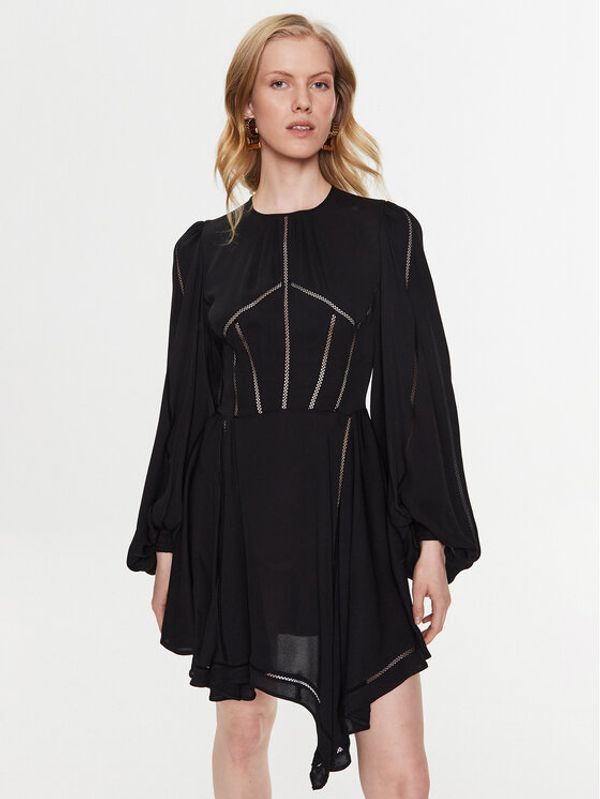 Elisabetta Franchi Elisabetta Franchi Koktel haljina AB-455-32E2-V480 Crna Regular Fit