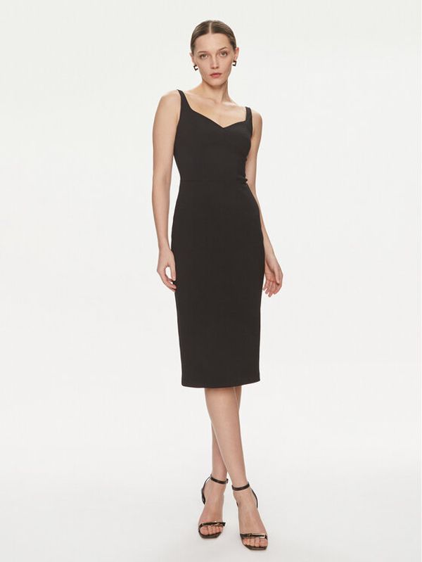 Elisabetta Franchi Elisabetta Franchi Koktel haljina AB-544-41E2-V360 Crna Regular Fit