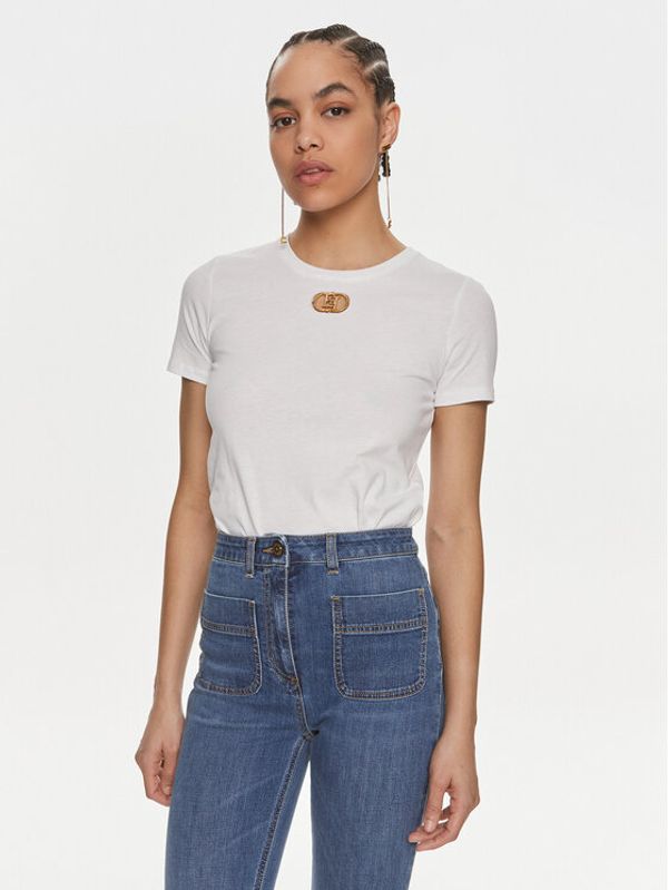 Elisabetta Franchi Elisabetta Franchi T-shirt MA-52N-41E2-V180 Bijela Regular Fit