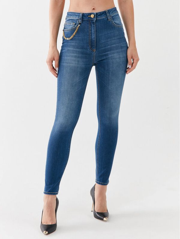 Elisabetta Franchi Elisabetta Franchi Traperice PJ-20S-36E2-V320 Tamnoplava Skinny Fit
