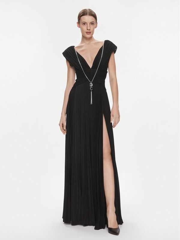 Elisabetta Franchi Elisabetta Franchi Večernja haljina AB-563-41E2-5754 Crna Regular Fit
