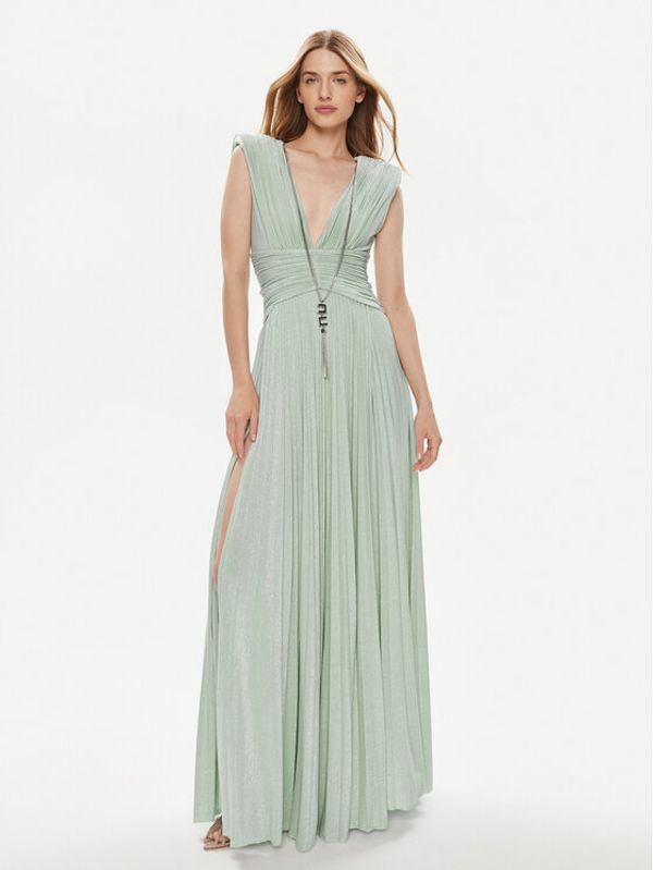 Elisabetta Franchi Elisabetta Franchi Večernja haljina AB-563-41E3-5754 Zelena Regular Fit