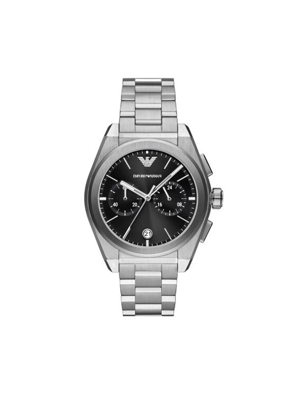 Emporio Armani Emporio Armani Sat Federico AR11560 Srebrna