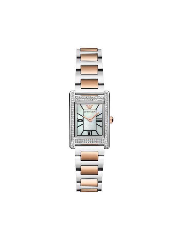 Emporio Armani Emporio Armani Sat Genni AR11626 Srebrna