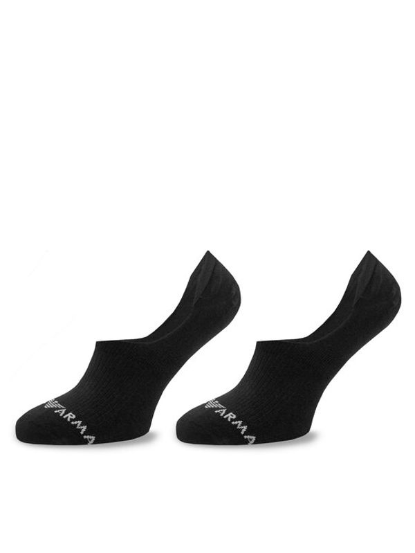 Emporio Armani Emporio Armani Set od 2 para ženskih niskih čarapa 292312 4R229 00020 Crna