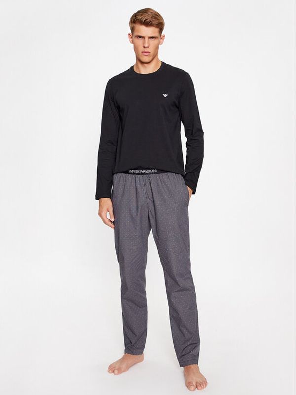 Emporio Armani Underwear Emporio Armani Underwear Pidžama 111860 3F576 30221 Crna Regular Fit