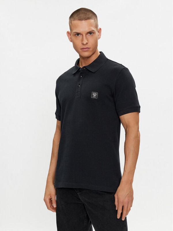 Emporio Armani Underwear Emporio Armani Underwear Polo 211804 4R460 00020 Crna Regular Fit