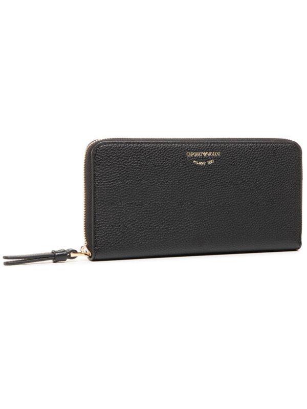 Emporio Armani Emporio Armani Veliki ženski novčanik Y3H168 YFW9B 80001 Crna