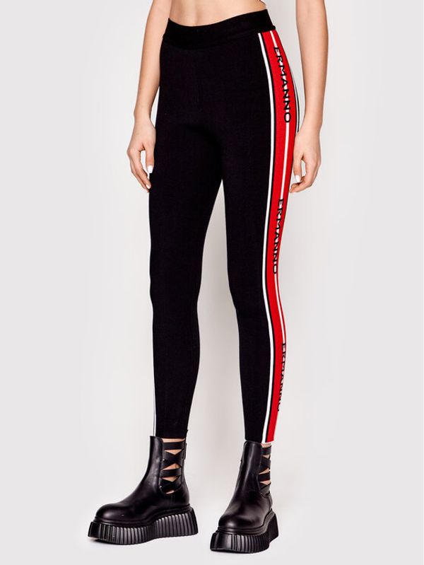 Ermanno Firenze Ermanno Firenze Leggings D40EM024EH9 Crna Slim Fit