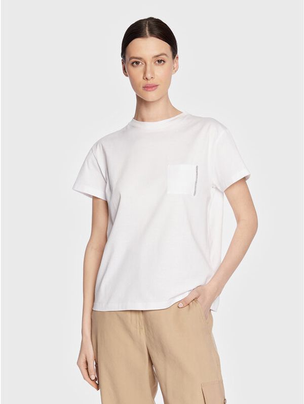 Fabiana Filippi Fabiana Filippi T-shirt JEDP04W108 Bijela Regular Fit