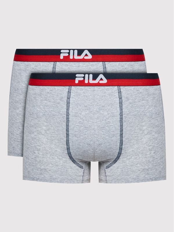 Fila Fila Set od 2 para bokserica FU5020/2 Siva