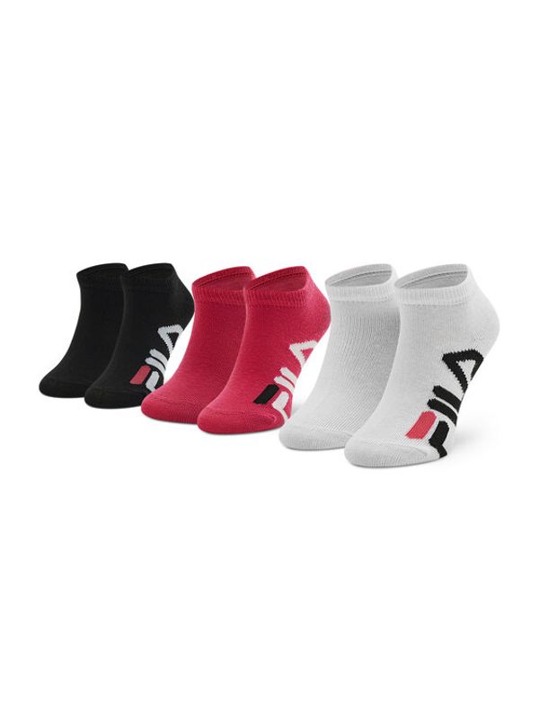 Fila Fila Set od 3 para dječjih visokih čarapa Calza Invisivle F8199/3 Šarena