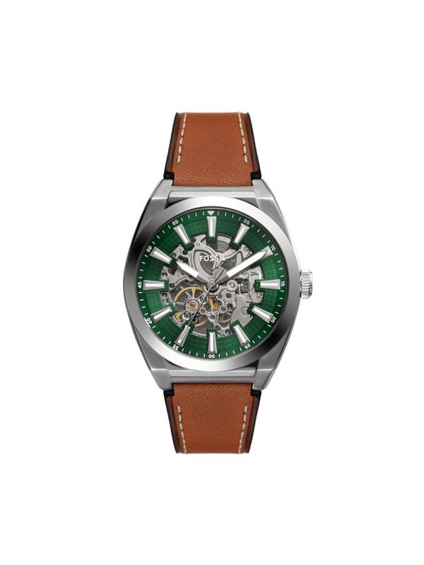Fossil Fossil Sat Everett Skeleton Automatic ME3261 Zelena