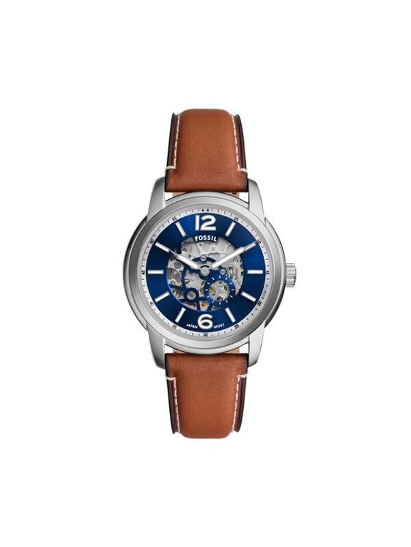 Fossil Fossil Sat Heritage Automatic Skeleton ME3263 Smeđa