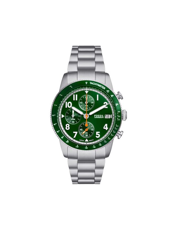 Fossil Fossil Sat Sport Tourer Chronograph FS6048 Srebrna